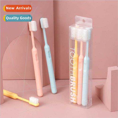 Candy Color Toothbrush Soft Bristle Adult Couple Family Pack