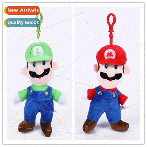Super Mario Red Mario Green Louie plush keychain pendant dol