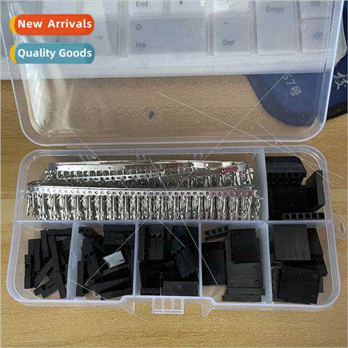 370PCS 2.54MM Dupont Header Connector Male Female Shell wh T
