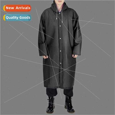Thickened -disposable adult long raincoat full-body stormpro