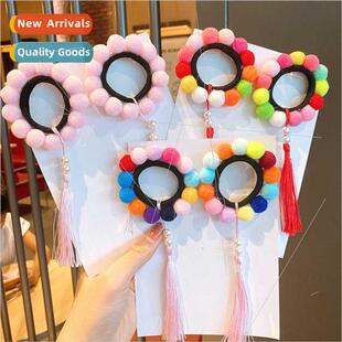 Children pills head jewelry hair accessories colorful tassel