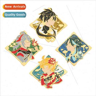 God around Dardalia anime bel elf original brooch Game alloy