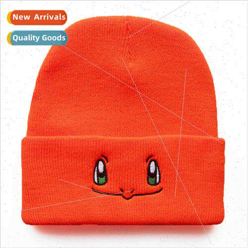 Men women students fall winter cap anime cartoon cute eyes w