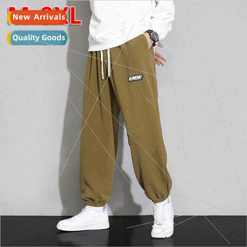 Pants men spring fall 2023 new tide leisure pants men loose