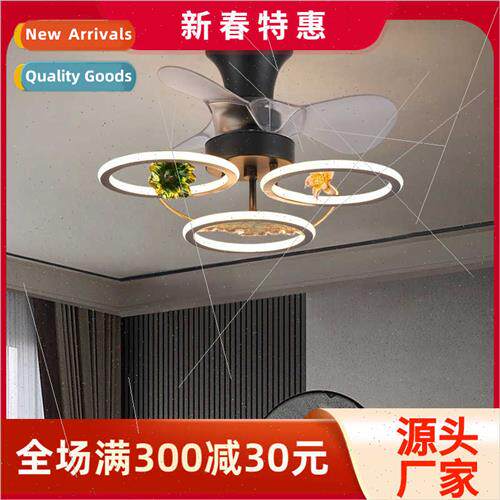 New Chinese Bedroom Fan Chandelier Modern mple Ceiling Dinin