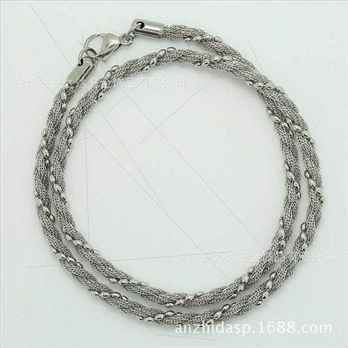 Stainless Steel Jewelry Chain Two Strand Twist Two Strand Bu