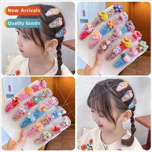 Children new quickshair clips hair accessories girls cartoon