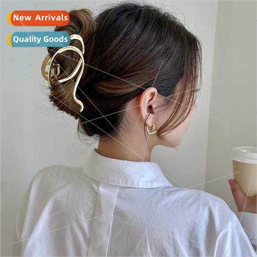 Korea ins wind simple sense grab clip female summer new high