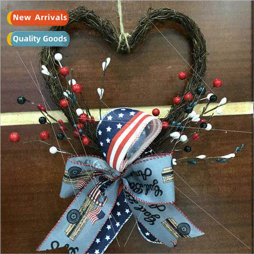 Christmas red fru five-star heart-shaped pendant home decora
