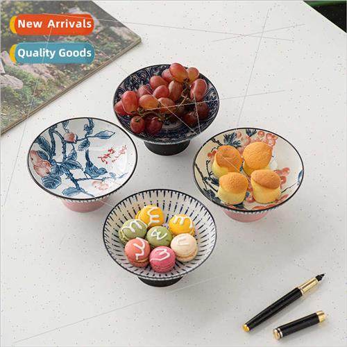 simple ceramic high snack plate nuts cold dish snack tray ca