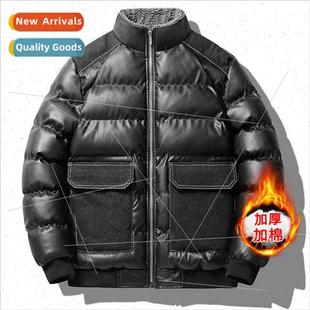 fall winter men Outdoor leather clothing new versatil cotton