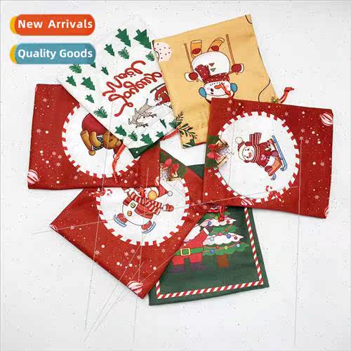 Christmas Apple Bag Drawstring Christmas Christmas Eve  Bag