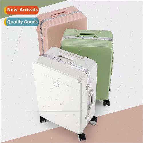 Fashion aluminium magnesium alloy trolley case Korean luggag