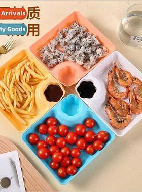 Dumpling plate simple dip one compartment sushi fried chicke