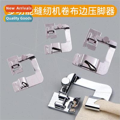 Sewing Machine Overlock Hem Roller Presser Foot 3 Piece Set