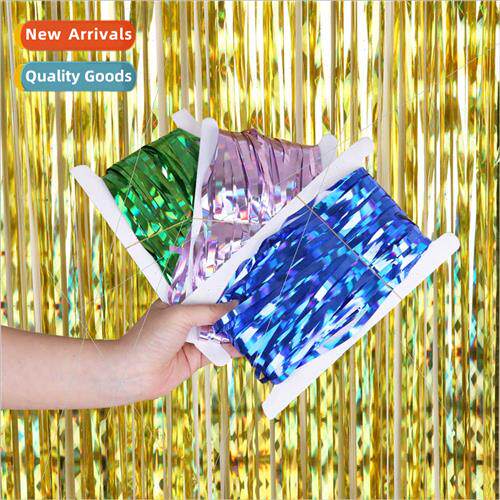 1*4m light column laser rain curtain children birthday scene