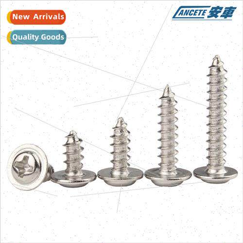 Phillips round head tapping screws wh washers PWA small poin