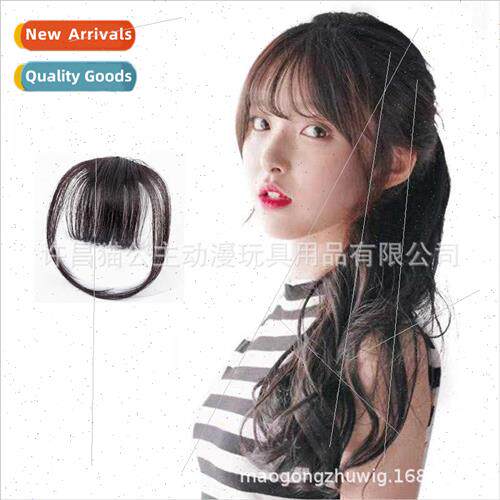 Real Hair Wigs Manga Bangs Hair Replacement Pieces Forehead