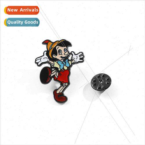 Pinocchio Pinocchio brooch fashion alloy lacquer character b