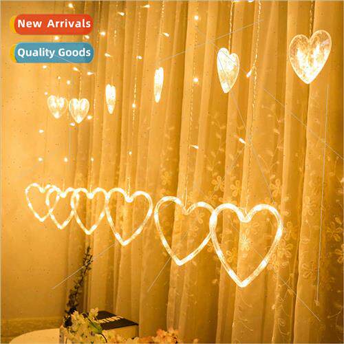 LED heart modeling lights size love curtain lights room arra