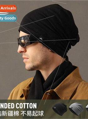 Autumn winter new casual warm pile cap men outdoor windproco