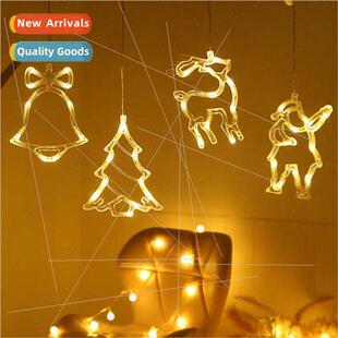 string ins window Led cup lights suction chandelie Christmas