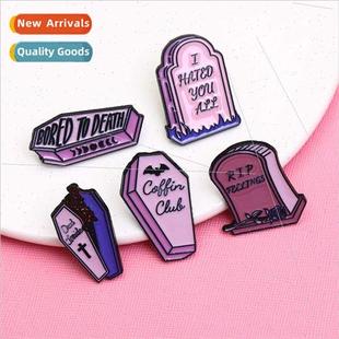 drop brooch alloy personalized clo zinc oil Creative multi