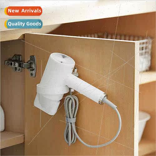 Hair dryer rack free bathroom bathroom shelves storage rack