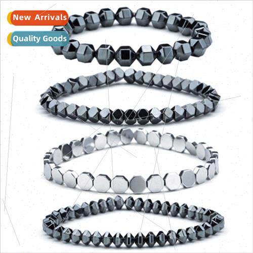 Natural Tiger Eye lver Hemate Men Bracelet Charm Fashion Cou