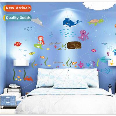 Ocean world childrens room kindergarten decoration childrens