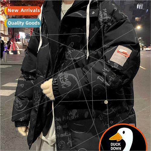 cotton jacket men winter tide youth high school students cot