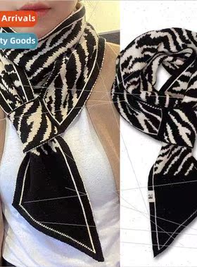 Thousbirds check scarf female fall winter Korean  ins tide t