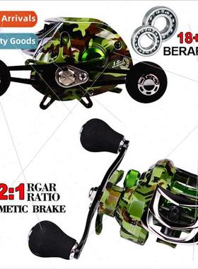 Metal Teardrop Reel 18+1 Spool Road Runner Fishing Reel 7:2: