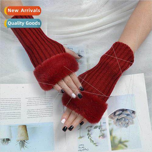 Yishang autumn winter riding warm elastic Korean knted short