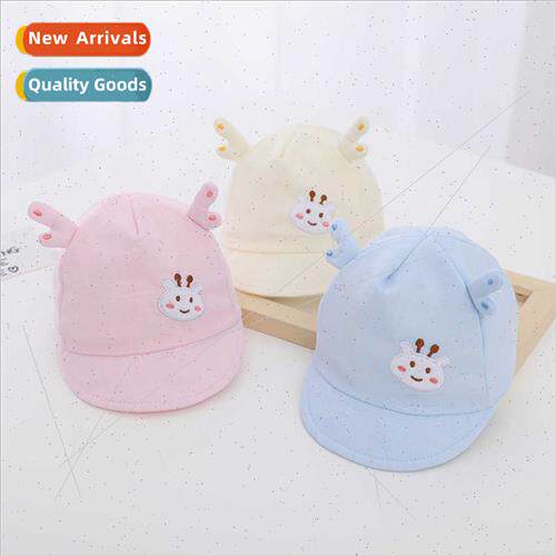 Baby hat spring autumn thin duck tongue cap newborn fetus sm