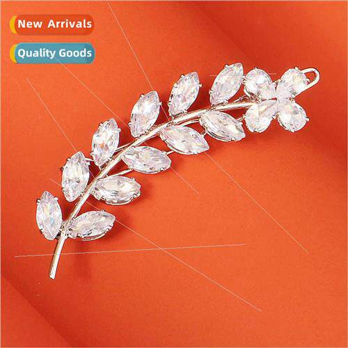 Mori zirconia hairpin Europe new bangs a word clip girl side