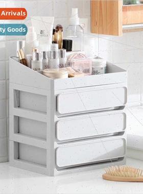 Cosmetic organizer desktop multilayer shelf small drawer hou
