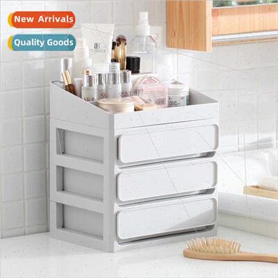 Cosmetic organizer desktop multilayer shelf small drawer hou