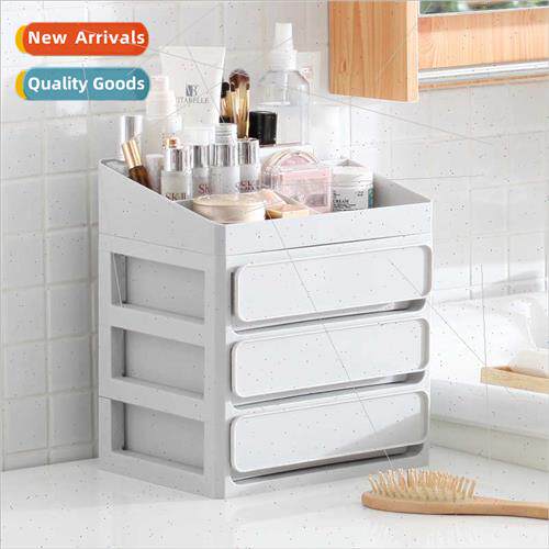 Cosmetic organizer desktop multilayer shelf small drawer hou