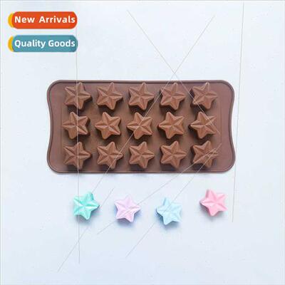 licone 15pcs Pentagram Chocolate 531 Cake Jelly Pudding Soap