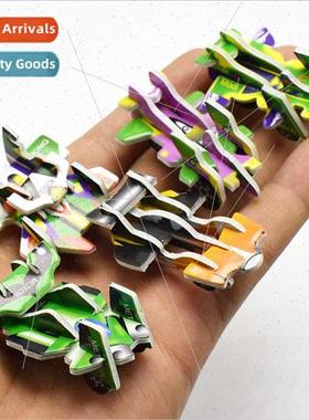 creative assembling racing car car model 3D three-dimensiona