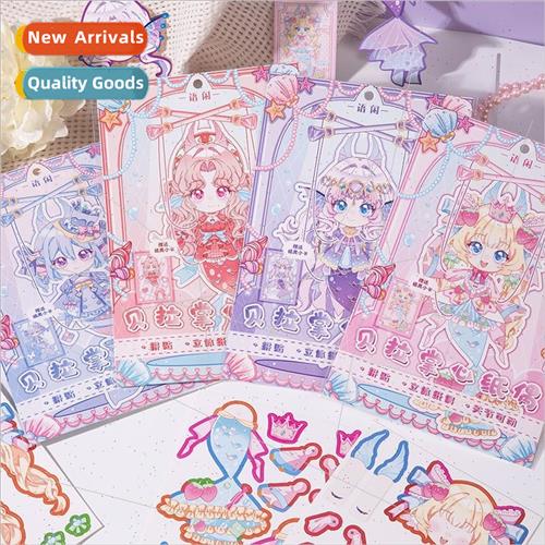 palm paper doll material package cute scene quiet book DIY m