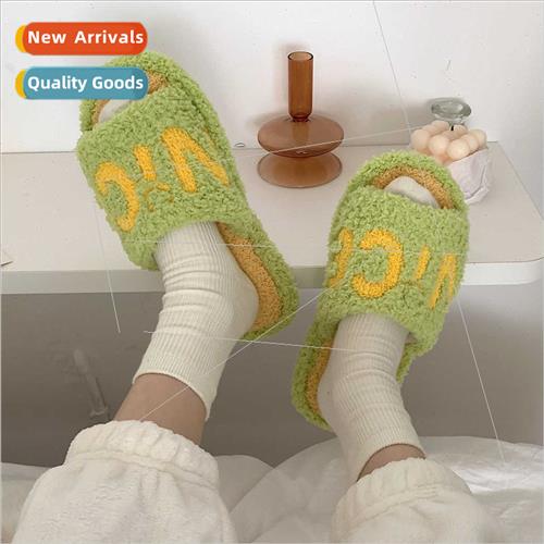 Cotton slippers ins fashion new indoor home wh a word fall w