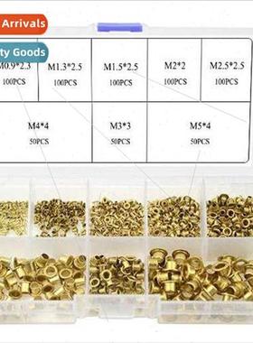 650pcs Hollow Metal Grommet Rivets Assortment K Chicken Eye