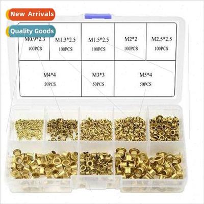 650pcs Hollow Metal Grommet Rivets Assortment K Chicken Eye