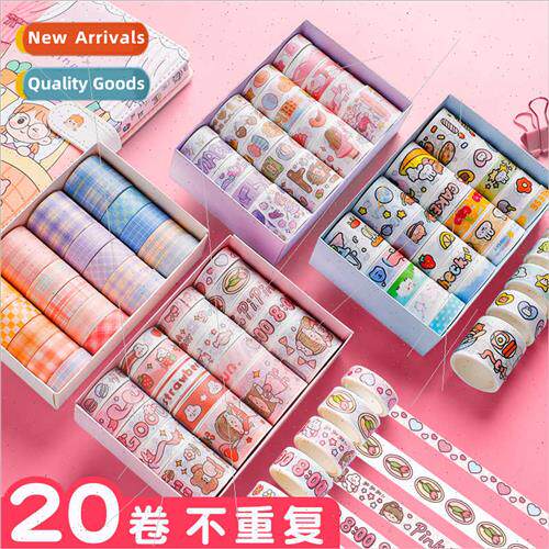 20 rolls handbook tape set student diy handbook mounted mate