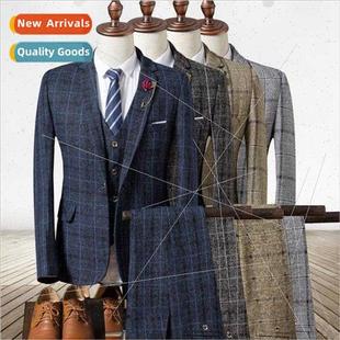 2022 fall winter  men Brish nd su su threePCS Korean  fashio