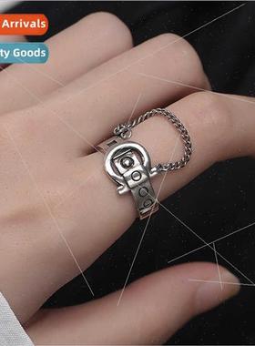 ins retro hip-hop open ring female fashion Korea cool handso