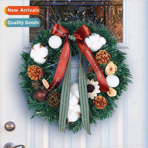 Christmas wreath mall window bow decoration door hanging pin
