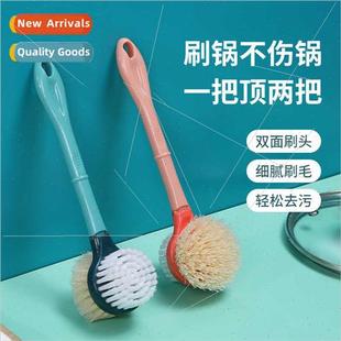 pot brush both long sides hurt handle not Household does